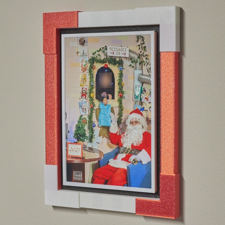 Christmas Snapframe with Photo from the Kumon Christmas Party at 880 Taylor Creek