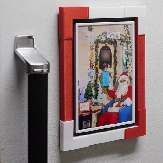 Christmas Snapframe with Photo from the Kumon Christmas Party at 880 Taylor Creek