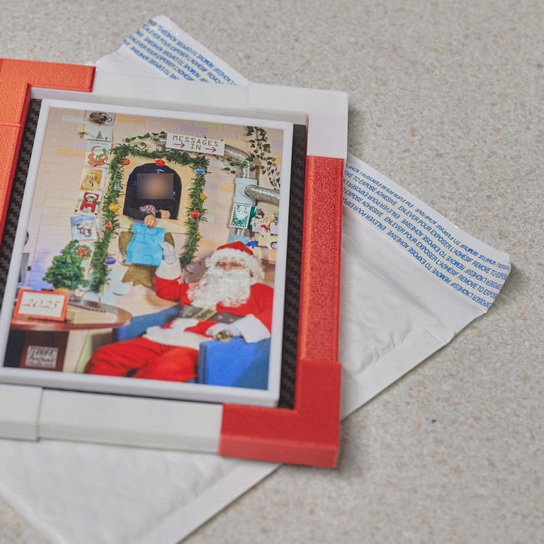 Christmas Snapframe with Photo from the Kumon Christmas Party at 880 Taylor Creek